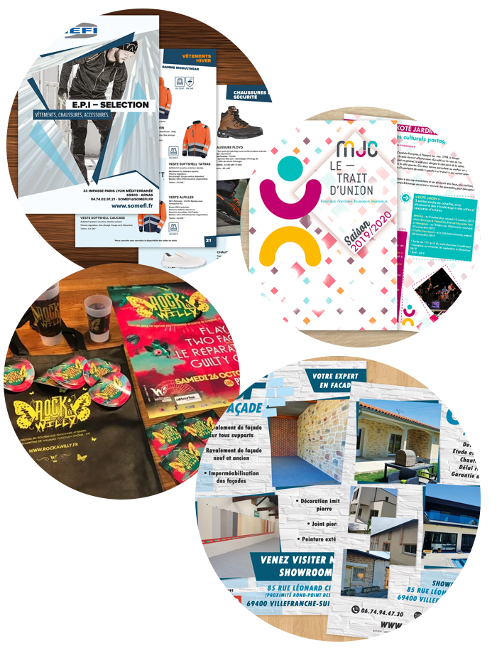 Infographiste creation site internet beaujolais 
